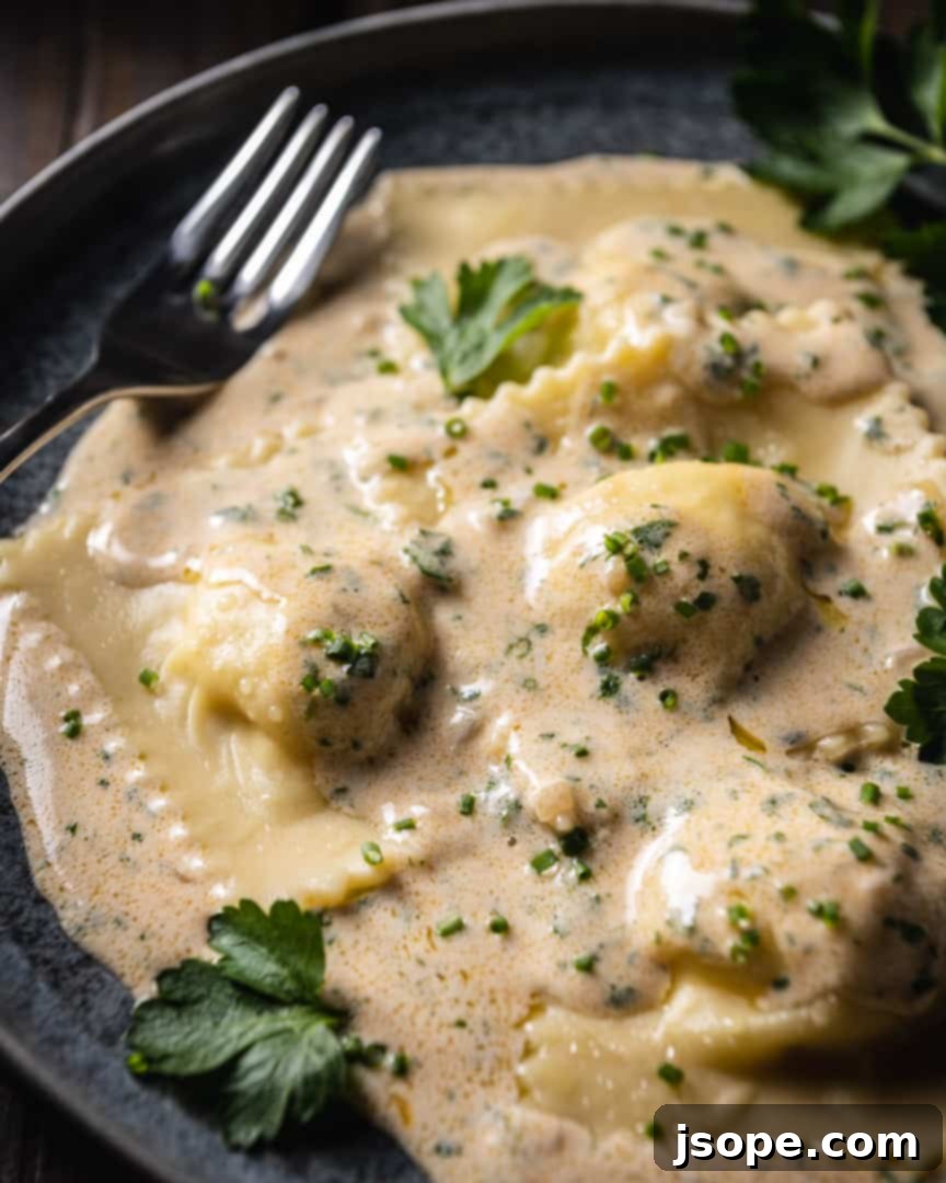 Lemon Cream Sauce for Lobster Ravioli