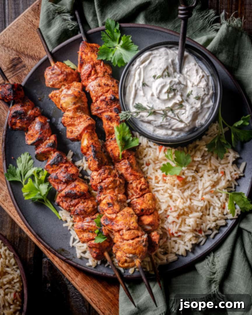 Zesty Achiote Chicken Skewers with Vibrant Pepper Rice 2 Citrus Achiote Chicken Skewers