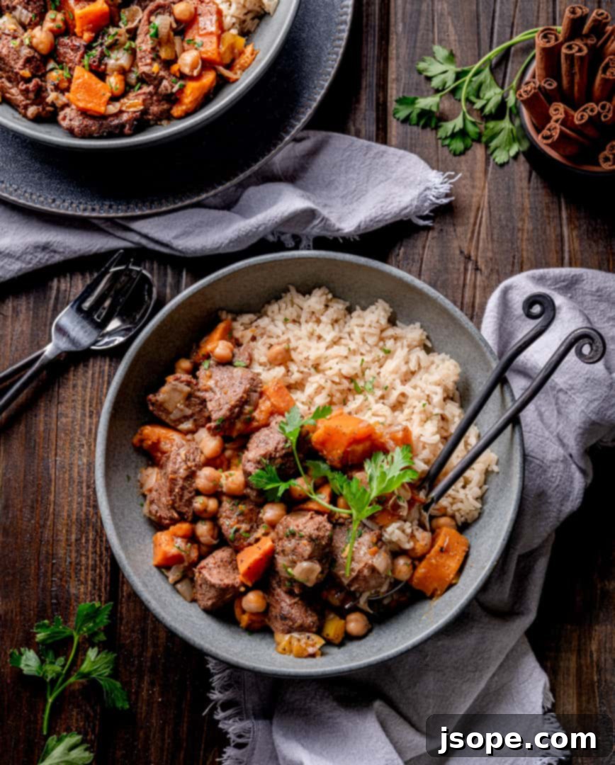 Stewed Spiced Pork with Cinnamon Rice