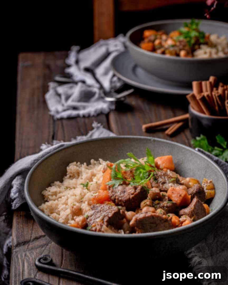 Stewed Spiced Pork with Cinnamon Rice