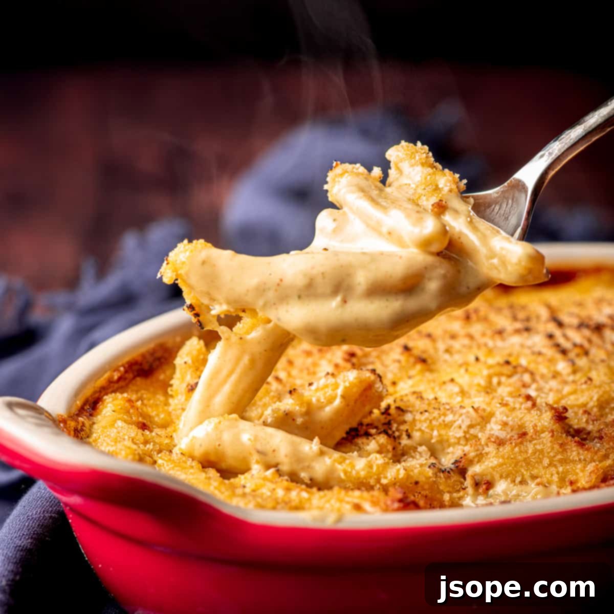 Roasted Poblano and Smoked Gouda Mac and Cheese