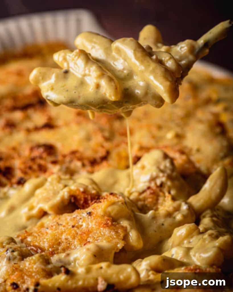 Roasted Poblano and Smoked Gouda Mac and Cheese