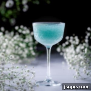 Blue Grotto Cucumber Ginger Cocktail