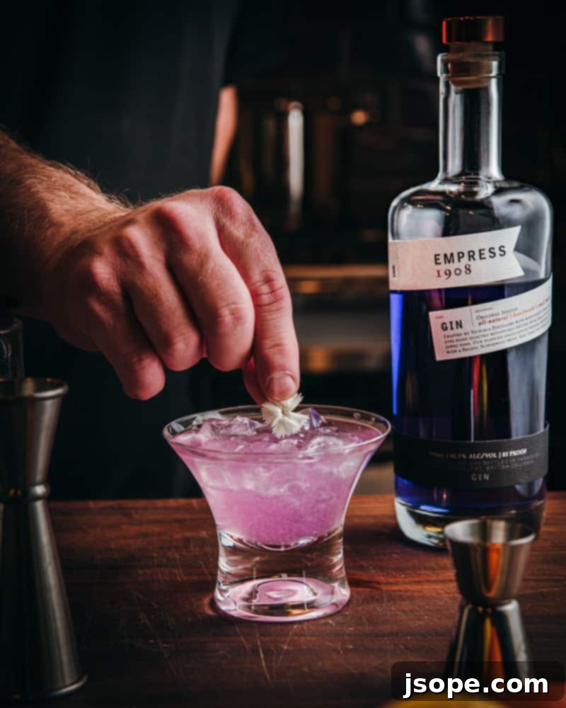 Step 12: Garnish and serve the finished cocktail