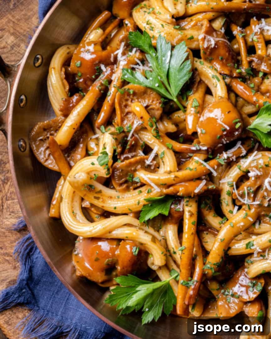 Sautéed Chestnut Mushrooms for Marsala Mushroom Casarecce Pasta