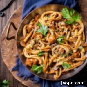 Marsala Mushroom Casarecce Pasta