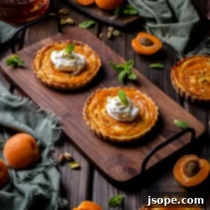 Apricot and Pistachio Tartlets