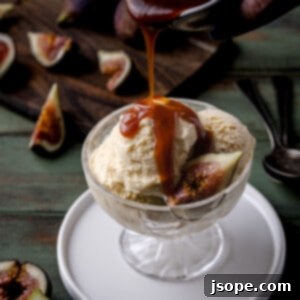 Fig Ricotta and Rum Caramel Gelato