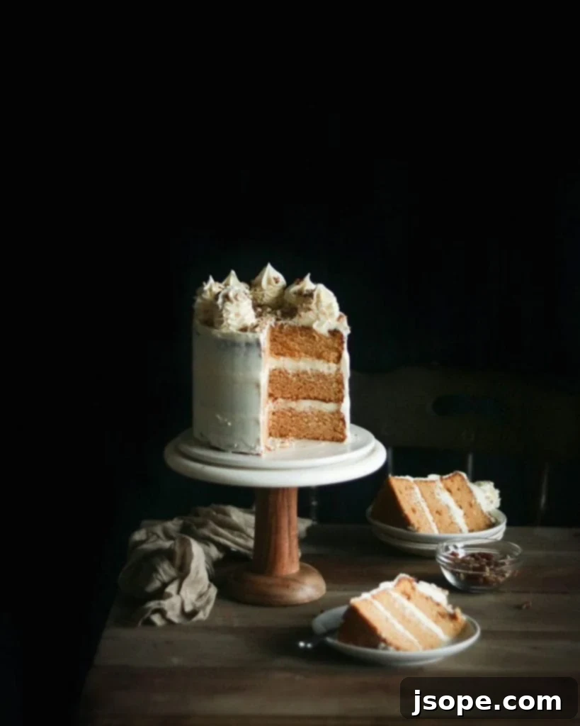 18 Unforgettable Autumn Sweet Treats 8 Sweet Potato Pecan Layer Cake