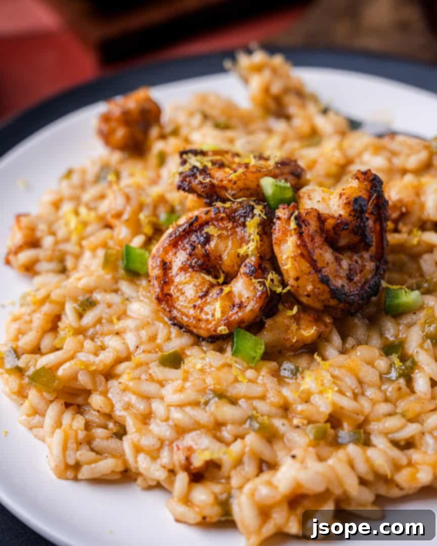 Southwestern Shrimp and Jalapeño Risotto