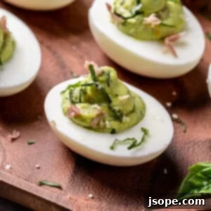Green Eggs and Ham Deviled Eggs