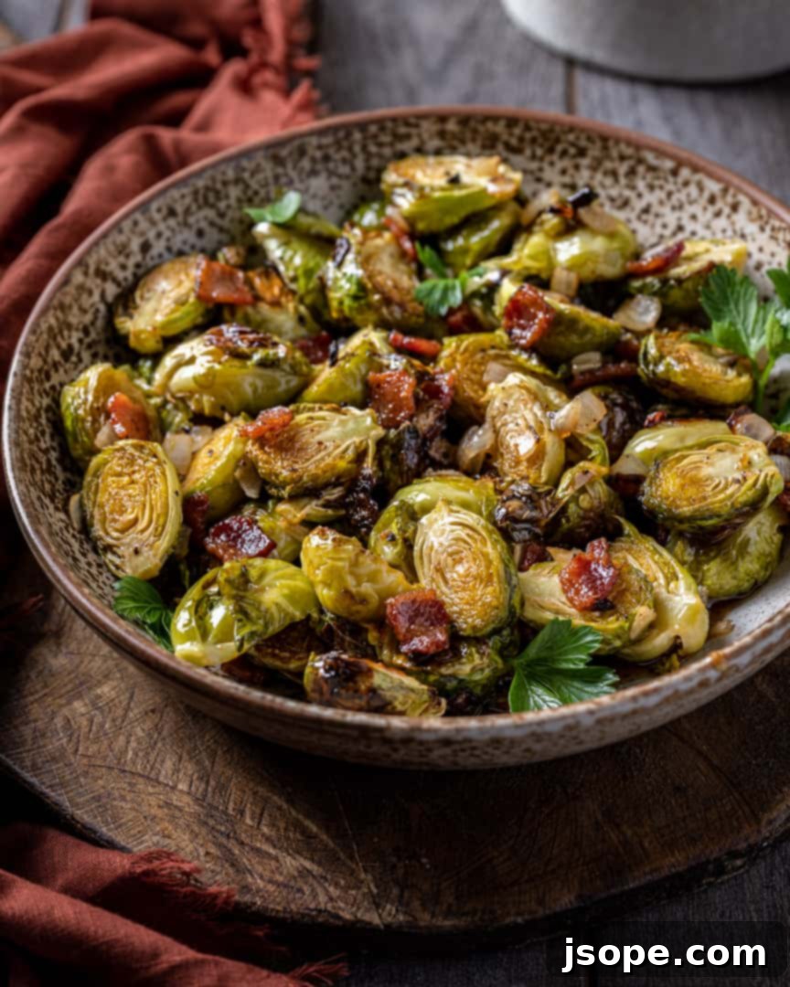 Roasted Maple Bourbon Bacon Brussels Sprouts and Bourbon Bottle