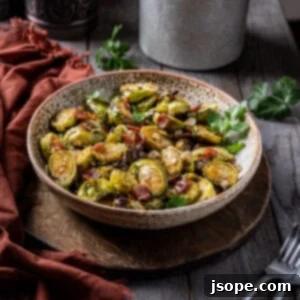 Maple Bourbon Bacon Brussels Sprouts