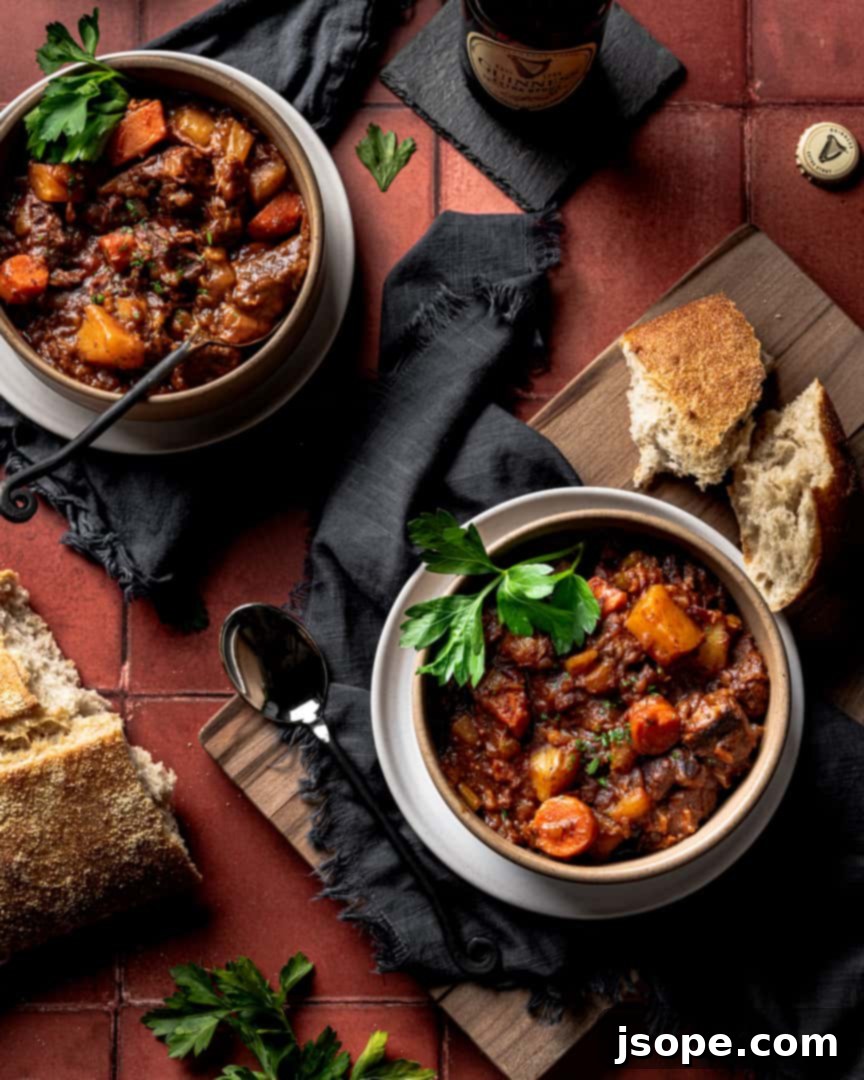 Robust Guinness Beef Stew 4 Guinness Beef Stew