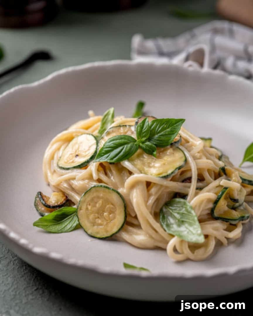 Spaghetti alla Nerano (Cheesy Fried Zucchini Pasta)