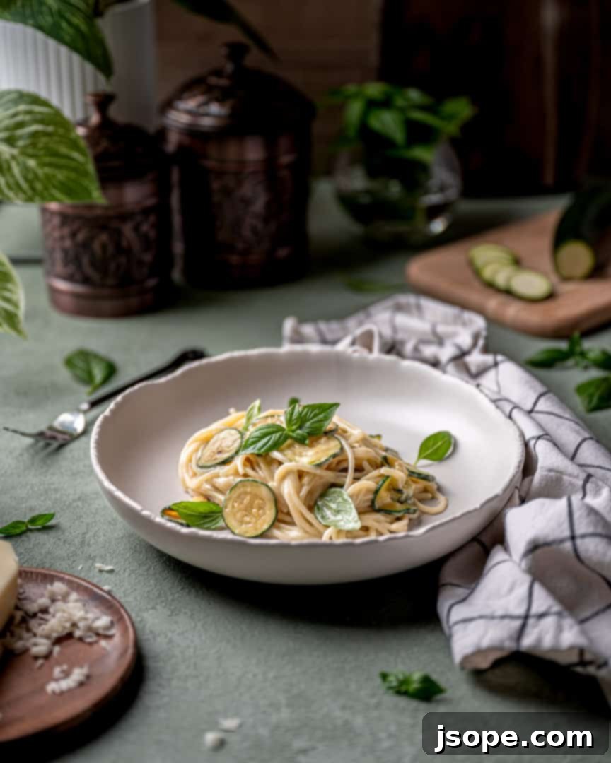 Spaghetti alla Nerano (Cheesy Fried Zucchini Pasta)