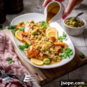 Martini Chicken with Homemade Green Olive Tapenade